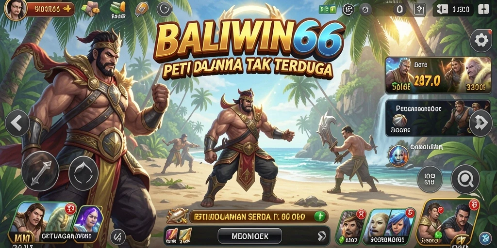 Tampilan gameplay yang menegangkan di BALIWIN66.