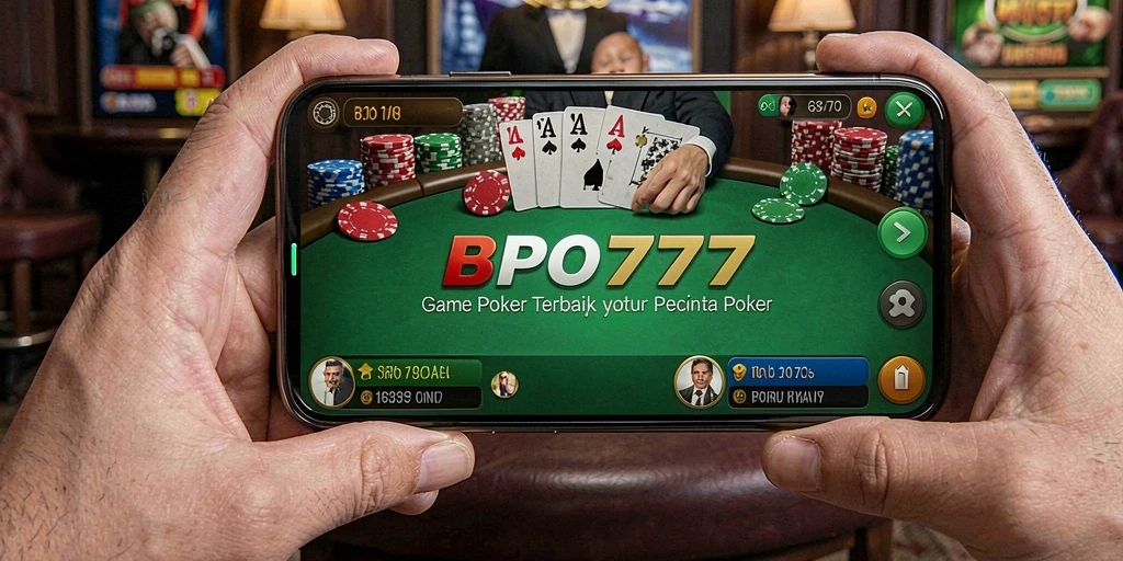 Tampilan gameplay seru dan interaktif dalam BPO777.