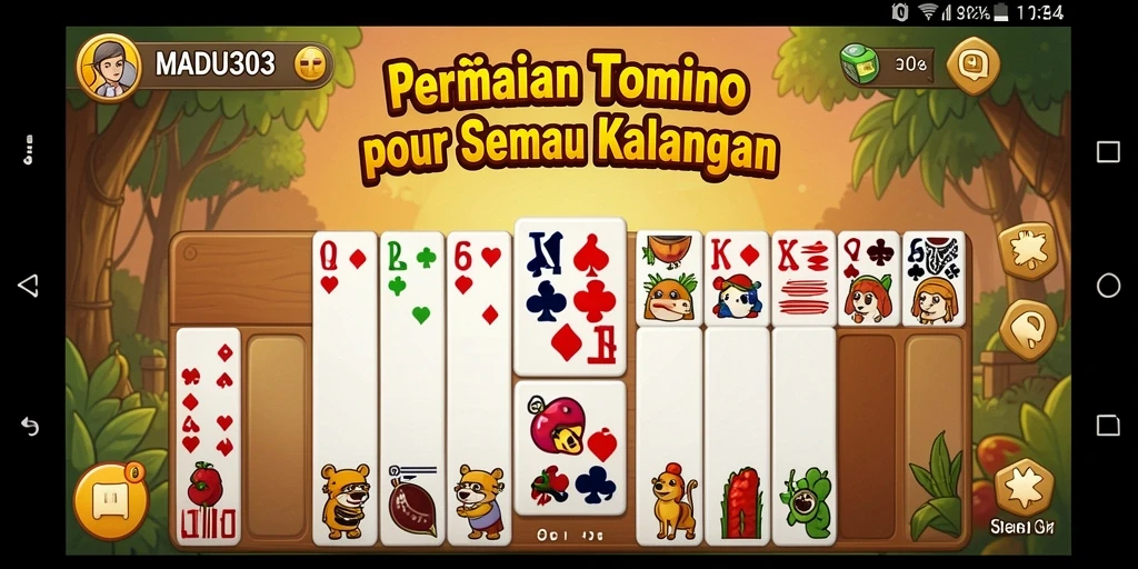 Tampilan gameplay seru dan interaktif dari MADU303.
