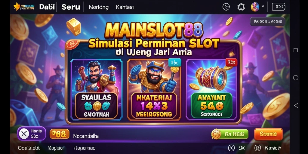 Tampilan menarik dari gameplay MAINSLOT88 saat bermain slot.