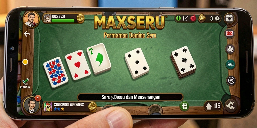 Screenshot gameplay MAXSERU dengan tampilan menarik dan interaktif.