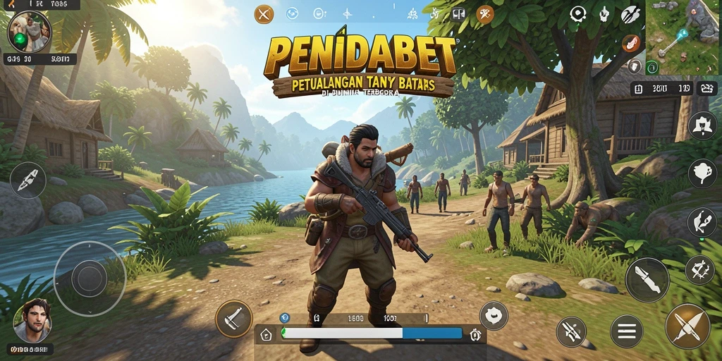 Screenshot gameplay PENIDABET menampilkan petualangan epik di dunia terbuka.
