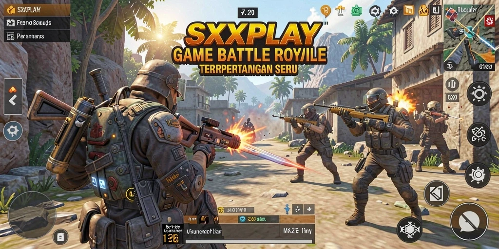 Gameplay seru di arena pertarungan SXXPLAY dengan berbagai aksi.